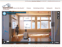 Tablet Screenshot of barefootmovement.com